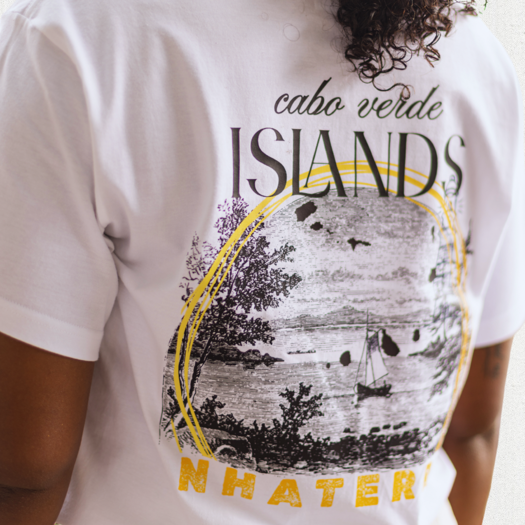 T-shirt blanc « cabo verde island»