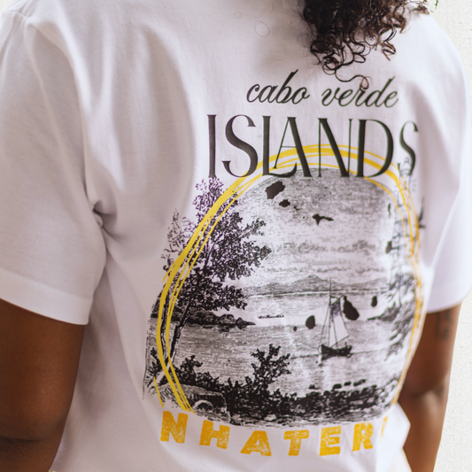 T-shirt blanc « cabo verde island»
