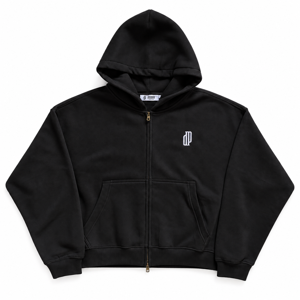 Hoodie unisexe ESSENCIAL— Noir