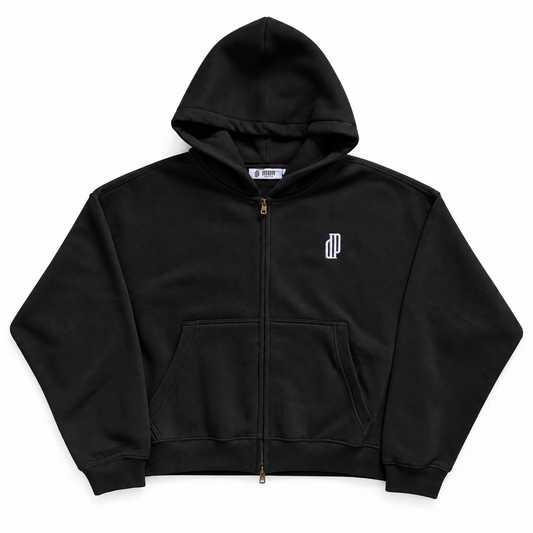 Hoodie unisexe ESSENCIAL— Noir